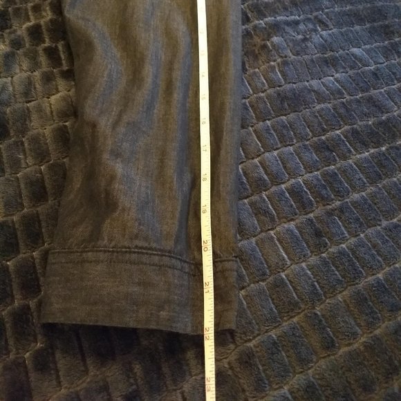 vintage y2k Nau dark wash chambray shirtdress EUC 🎈HOST PICK 🎈 - Picture 8 of 9